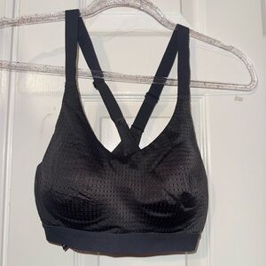 Victoria's Secret Black Textured Sports Bra